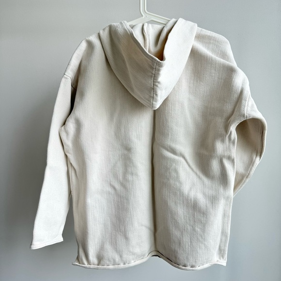 Levis Made Crafted Woven Cropped Sleeves Hoodie - Picture 10 of 13